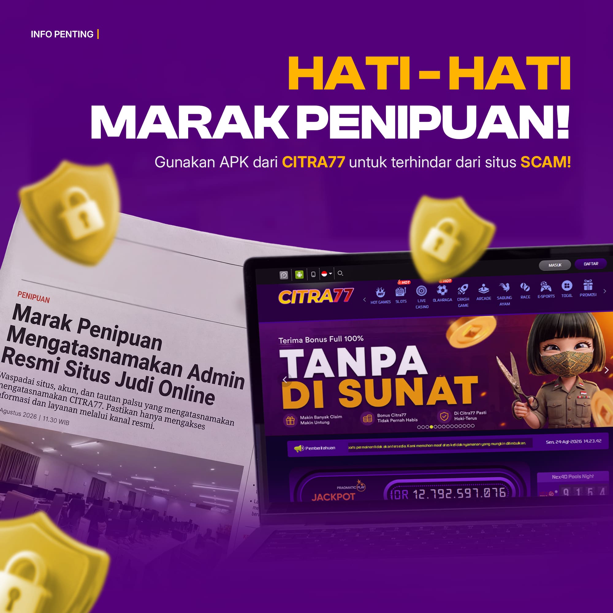Waspada Penipuan CITRA77