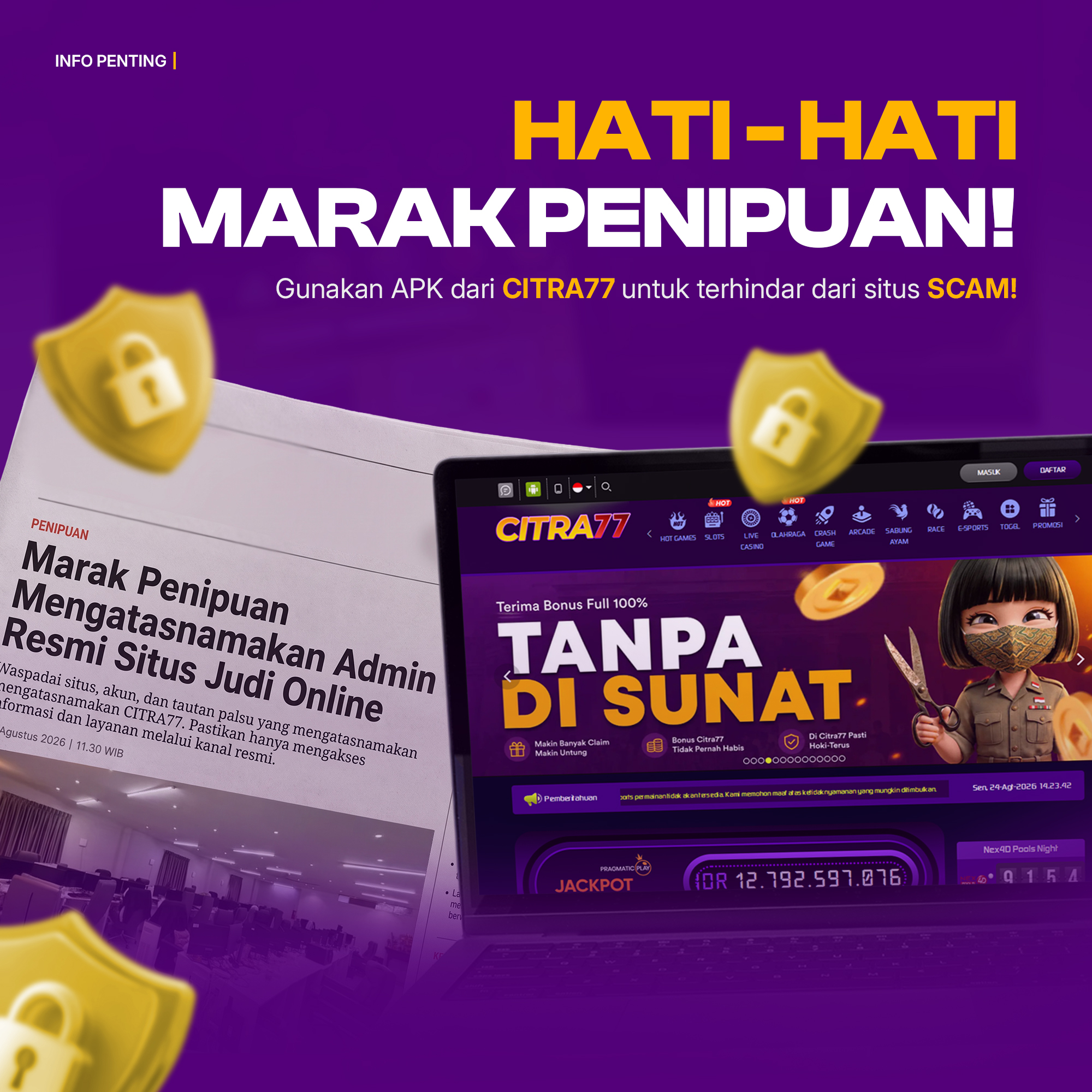 Waspada Penipuan CITRA77