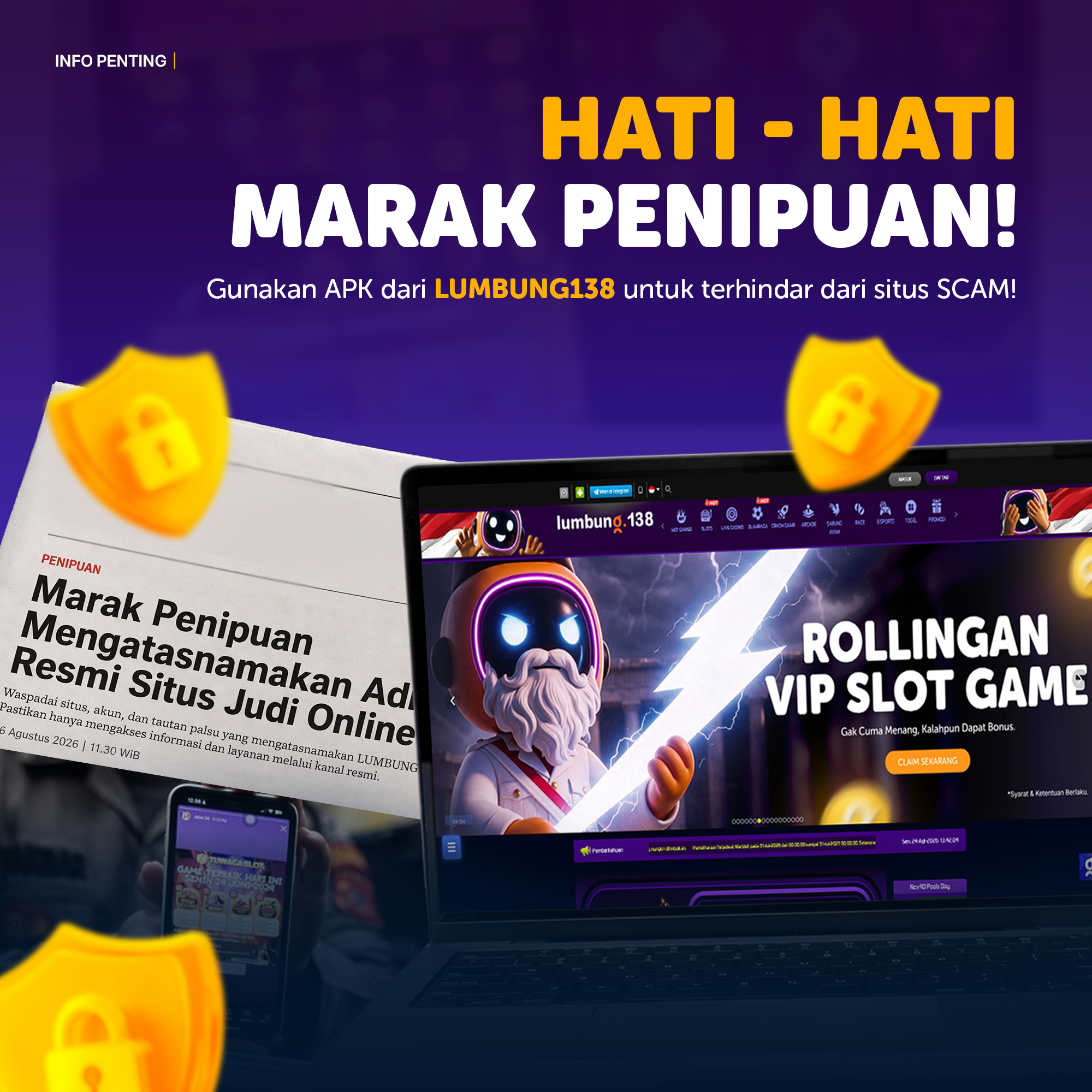 Waspada Penipuan LUMBUNG138