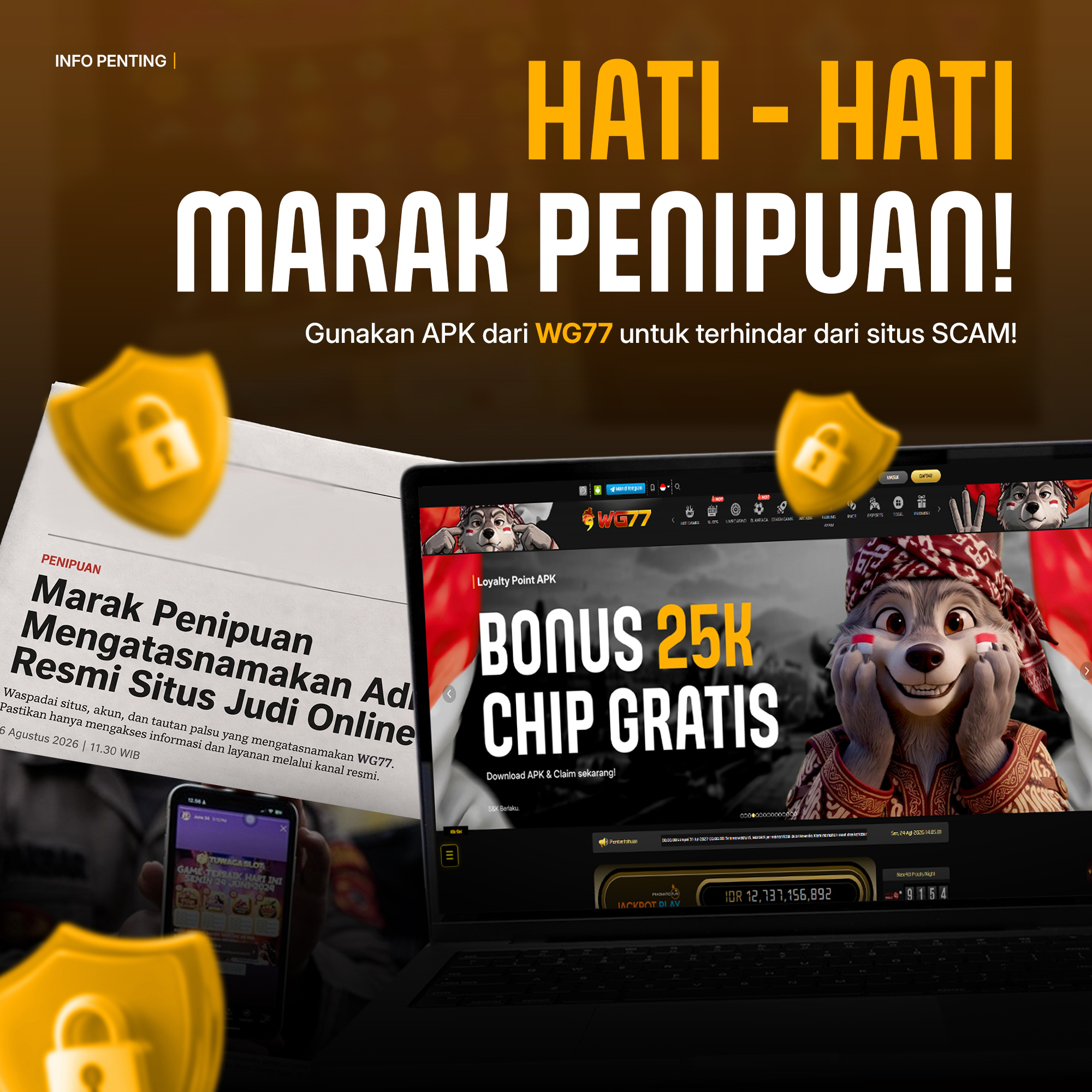 Waspada Penipuan WG77